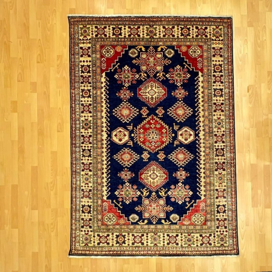 Şirvan Türkmen Gülü Motifli  225 x 166 El Dokuma Halı 