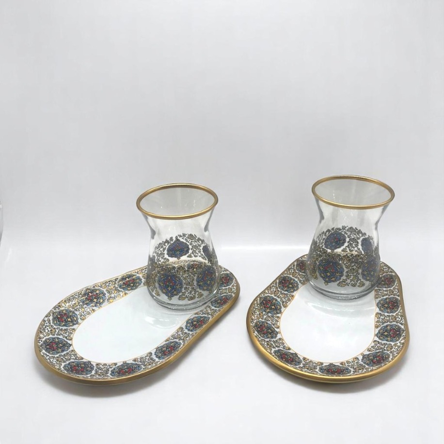 Modern 2 Kişilik Sunum Çay Seti 