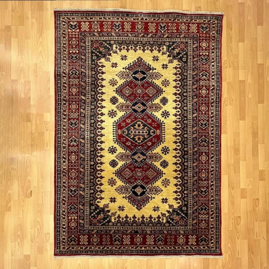 Şirvan  Geometrik Madalyonlu 242 x 170 El Dokuma Halı 