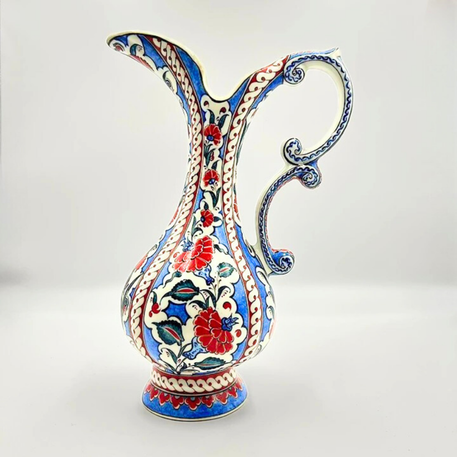 Dekoratif Seramik Lalezar İbrik 