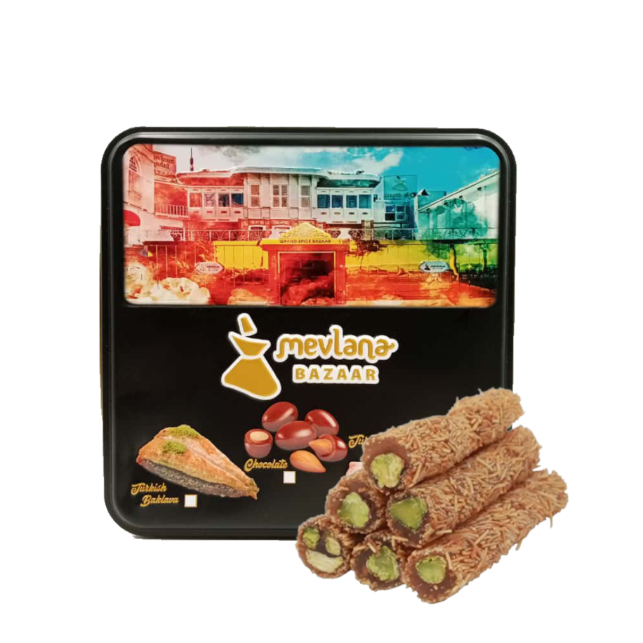 Kadayıflı Ballı Fıstıklı Parmak Lokum 1000 GR 