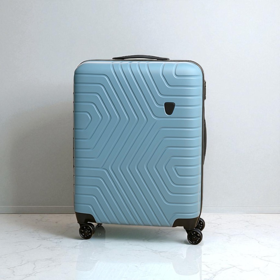 Abs Dayanıklı Büyük Boy Valiz Açık Mavi