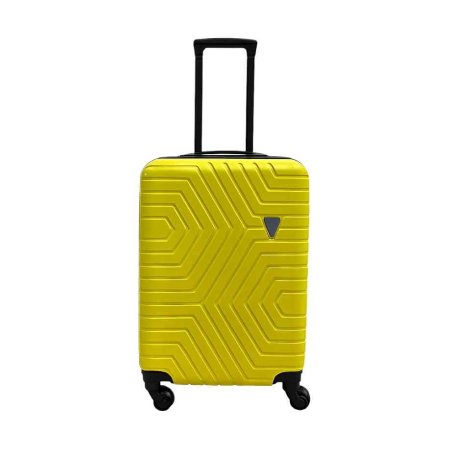 Abs Dayanıklı Büyük Boy Valiz Sarı
