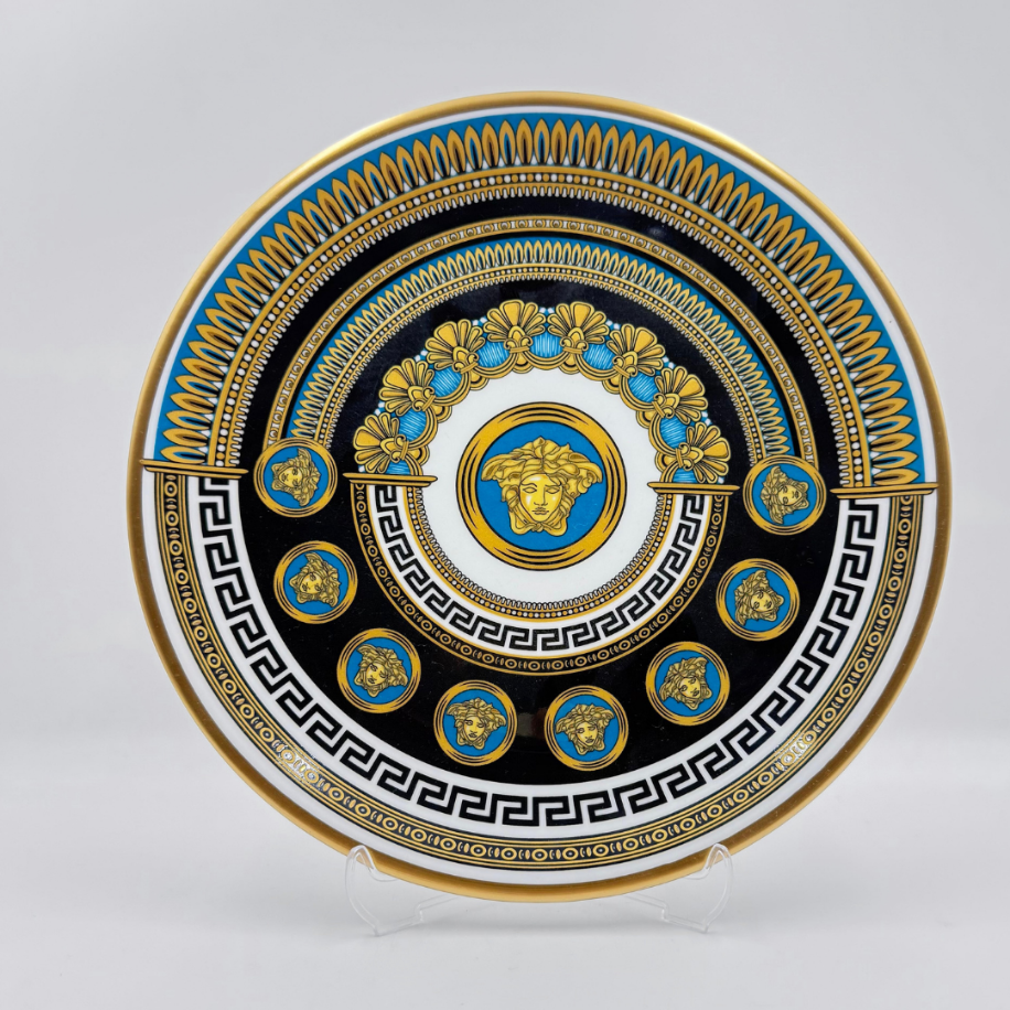 Versace 6'lı Servis Tabağı Mavi