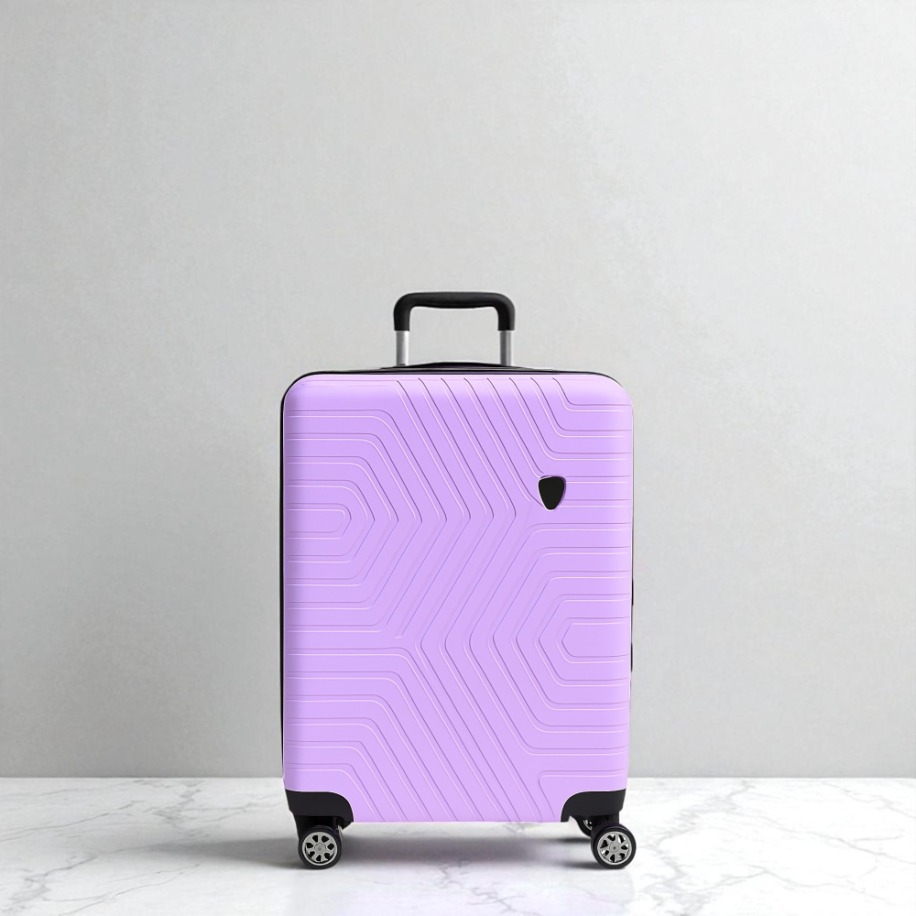 Abs Dayanıklı Büyük Boy Valiz Mor
