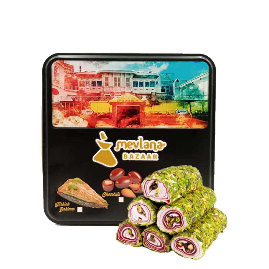 File Fıstık Sütlü Narlı Sarma Lokum 1000 GR 