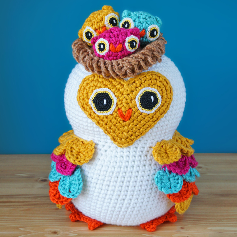 Baykuş Anne • Amigurumi Tarifi 