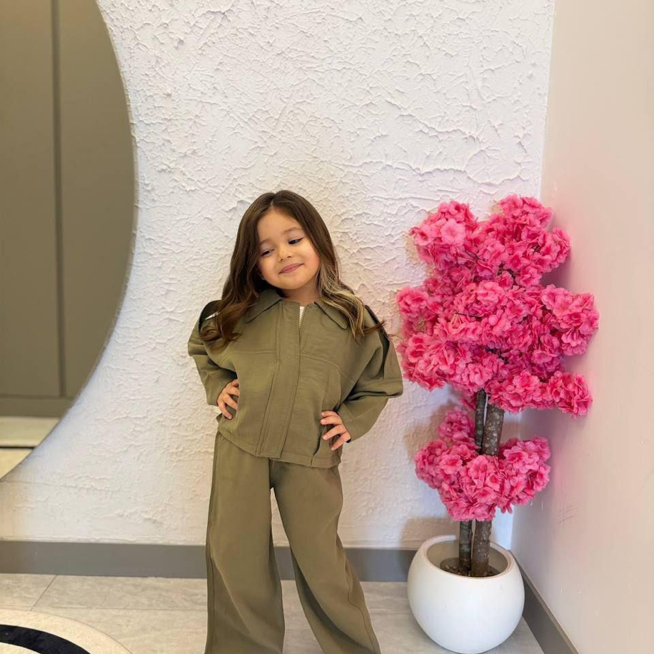 Mini Queen Comfort Haki Takım | miniqueen
