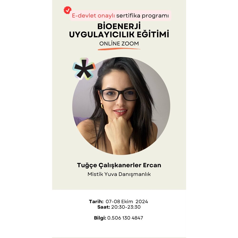 SERTİFİKALI BİOENERJİ UYGULAYICI EĞİTİMİ