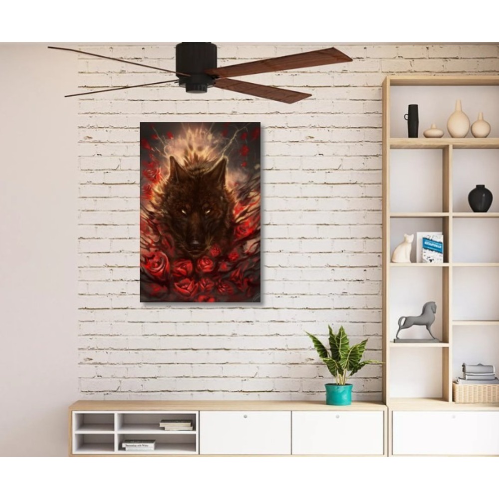 Wolf and Rose | Dikey 60x90