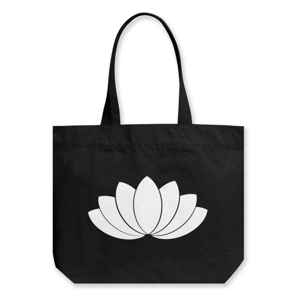 Lotus Büyük Kanvas Çanta