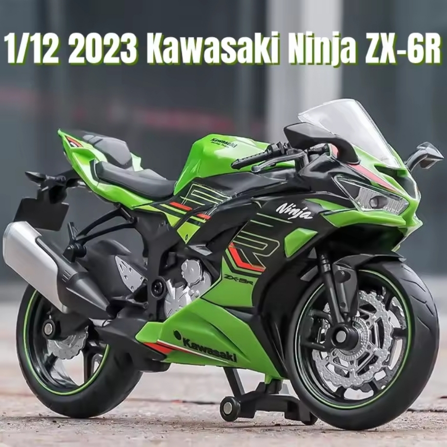 1:12 Kawasaki ninja ZX-6R Motosiklet Figürü (Kutulu) | Motor Figür