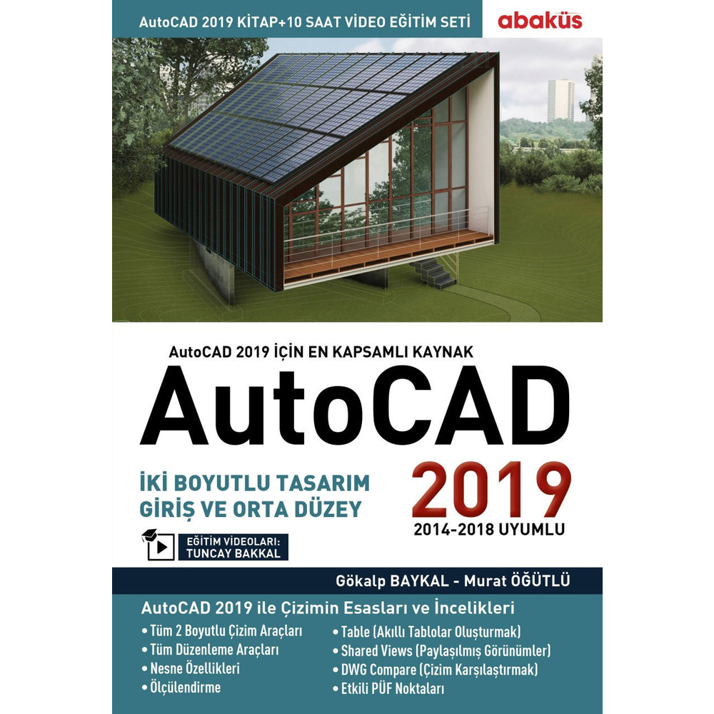 AutoCAD 2019 Kitap + Video Eğitim Seti