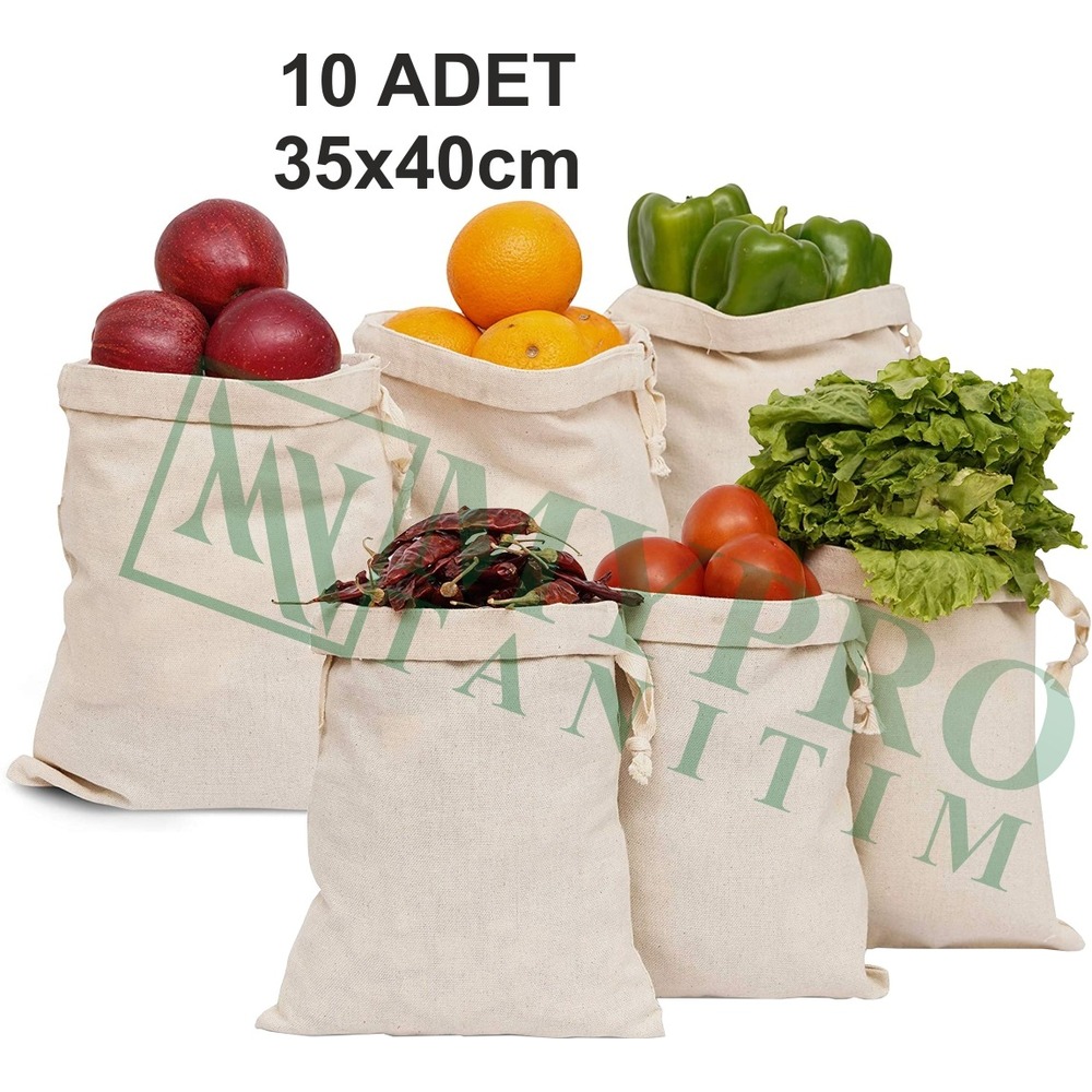 10 adet 35x40 cm Hambez Gıda Torbası