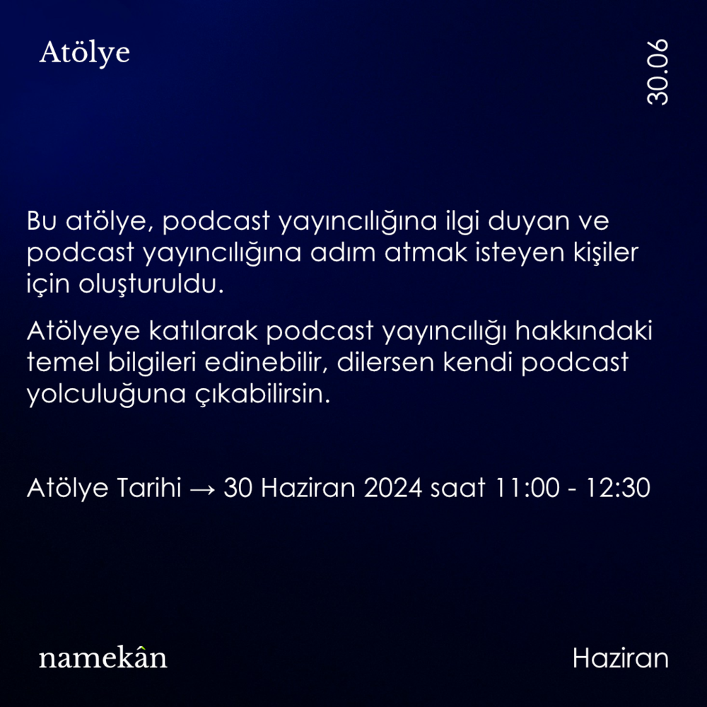 Podcast Atölyesi