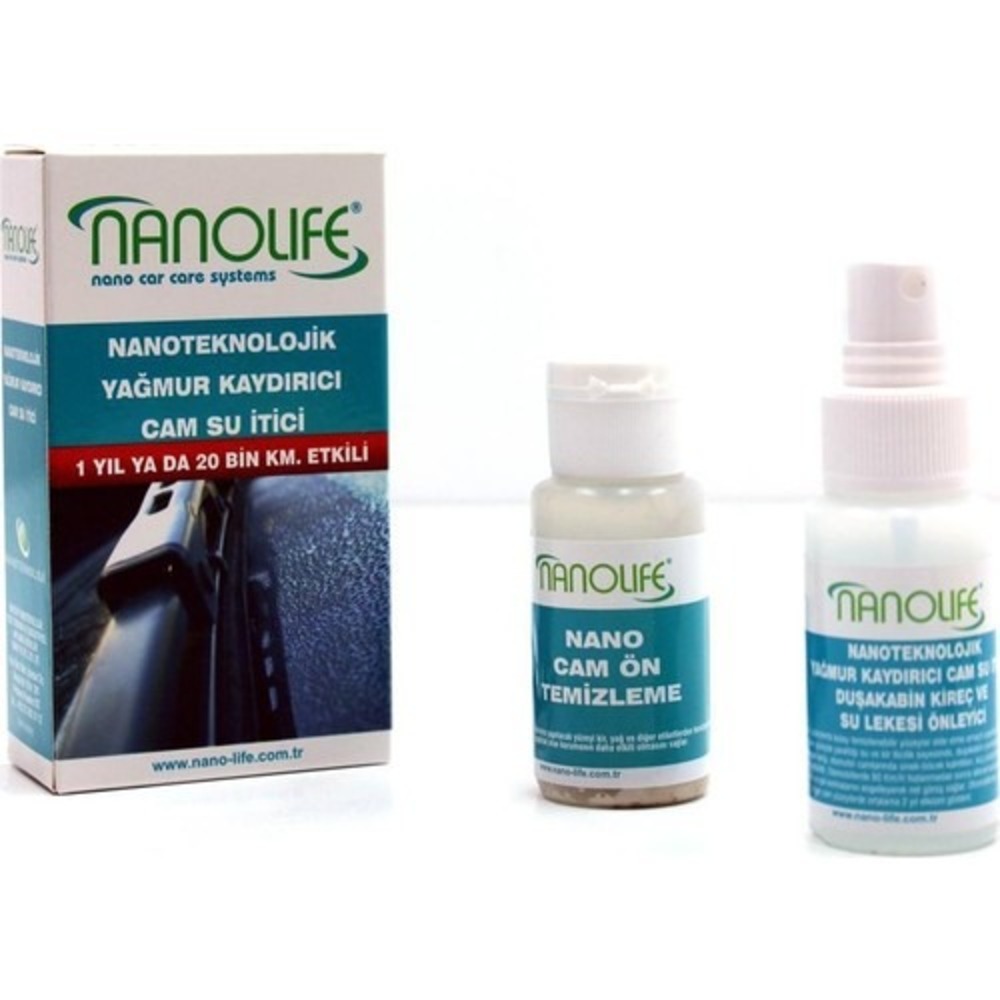 NANOLIFE 1 YIL-20 BİN.KM.ETKİLİ NANO YAĞMUR KAYDIRICI CAM SU İTİCİ