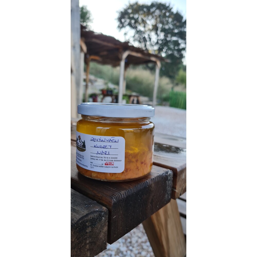 Zeytinyağlı Kudret Narı (370 cc cam kavanoz )