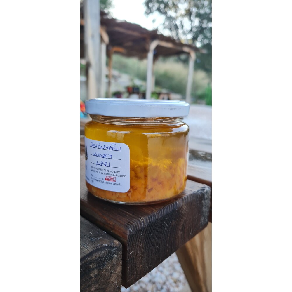 Zeytinyağlı Kudret Narı (370 cc cam kavanoz )