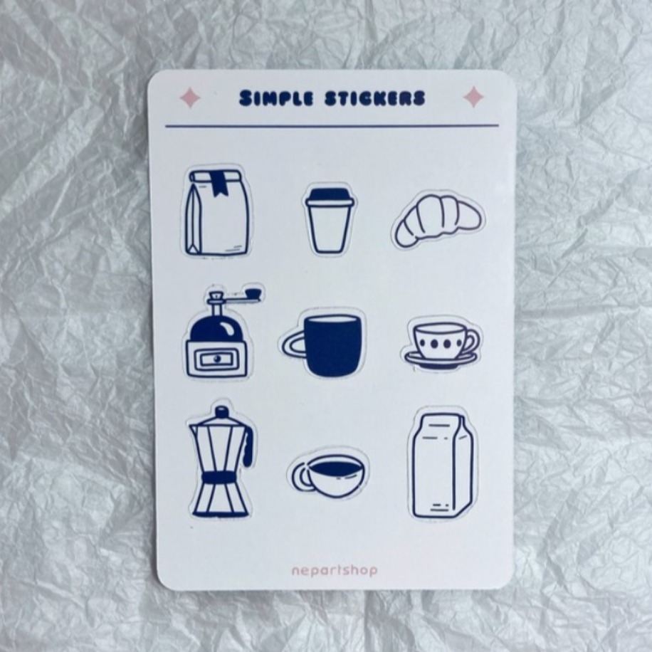 Simple Stickers 1 | nepartshop