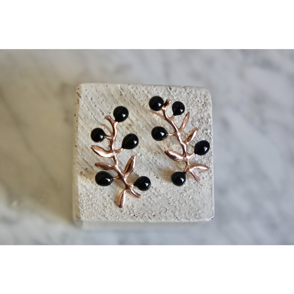 zeytin dalı küpe