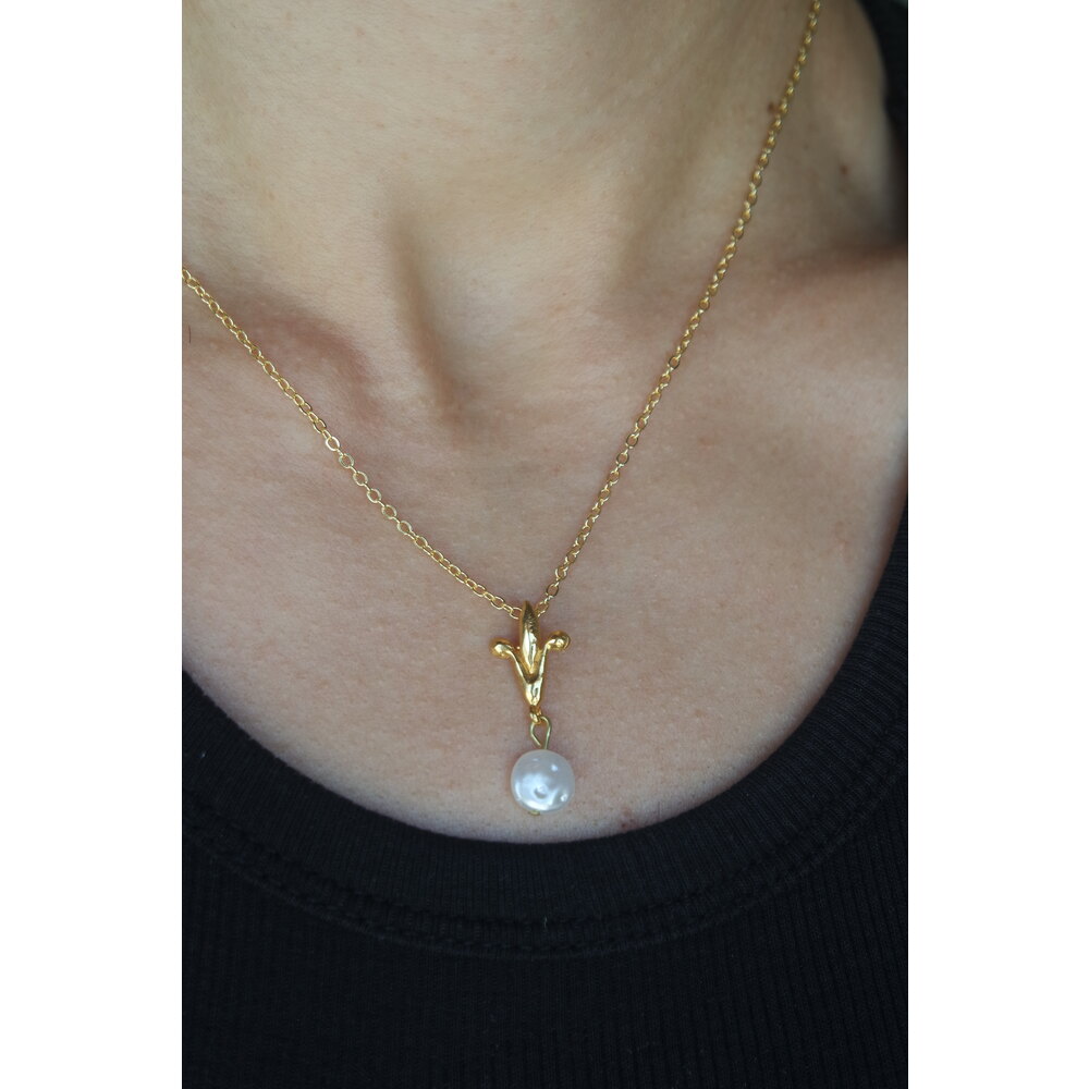 fleur de lis inci kolye