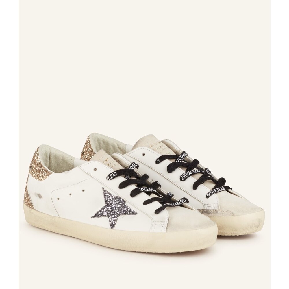Golden Goose Ggdb Women Gold Shimmer Scarpino