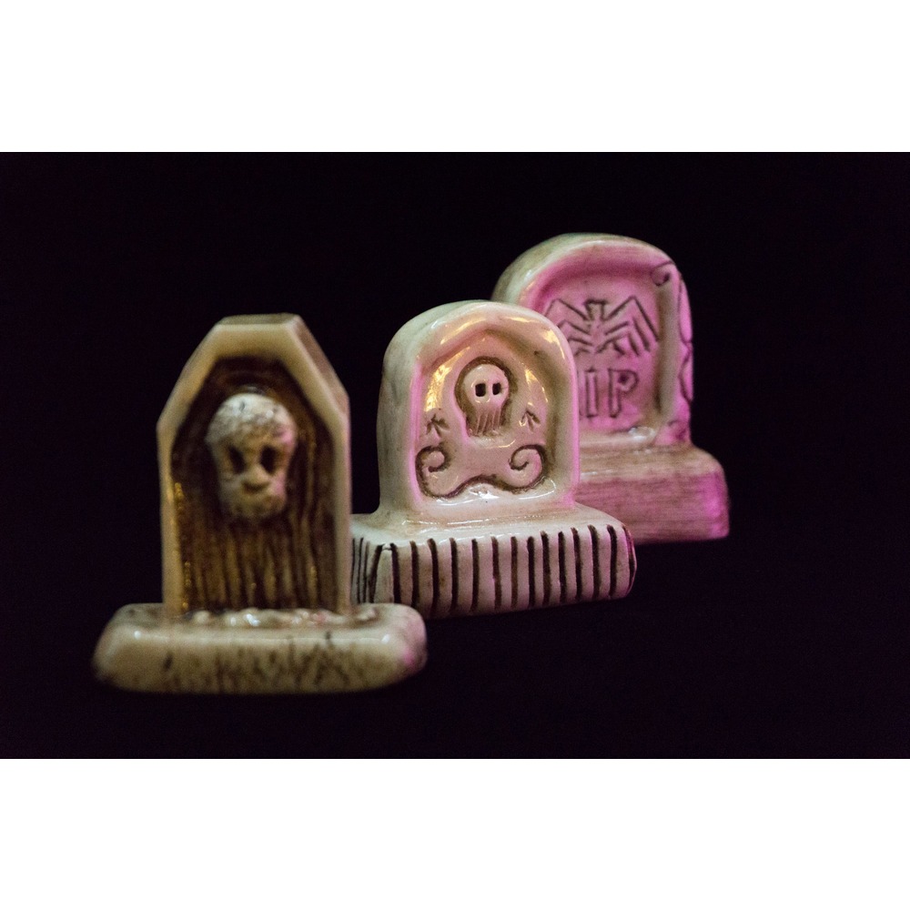 Tombstones Plant Decor