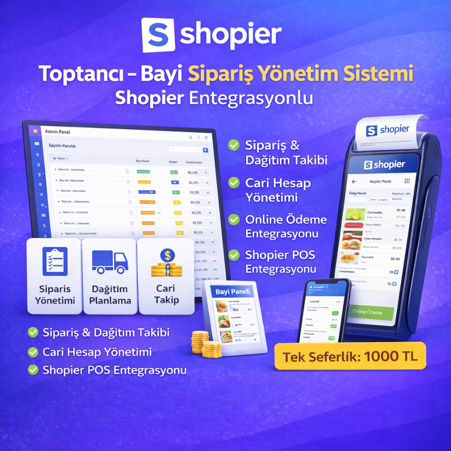 Toptancı Bayi Otomasyonu – Sipariş, Dağıtım ve Cari Yönetim Yazılımı (Açık Kaynak)