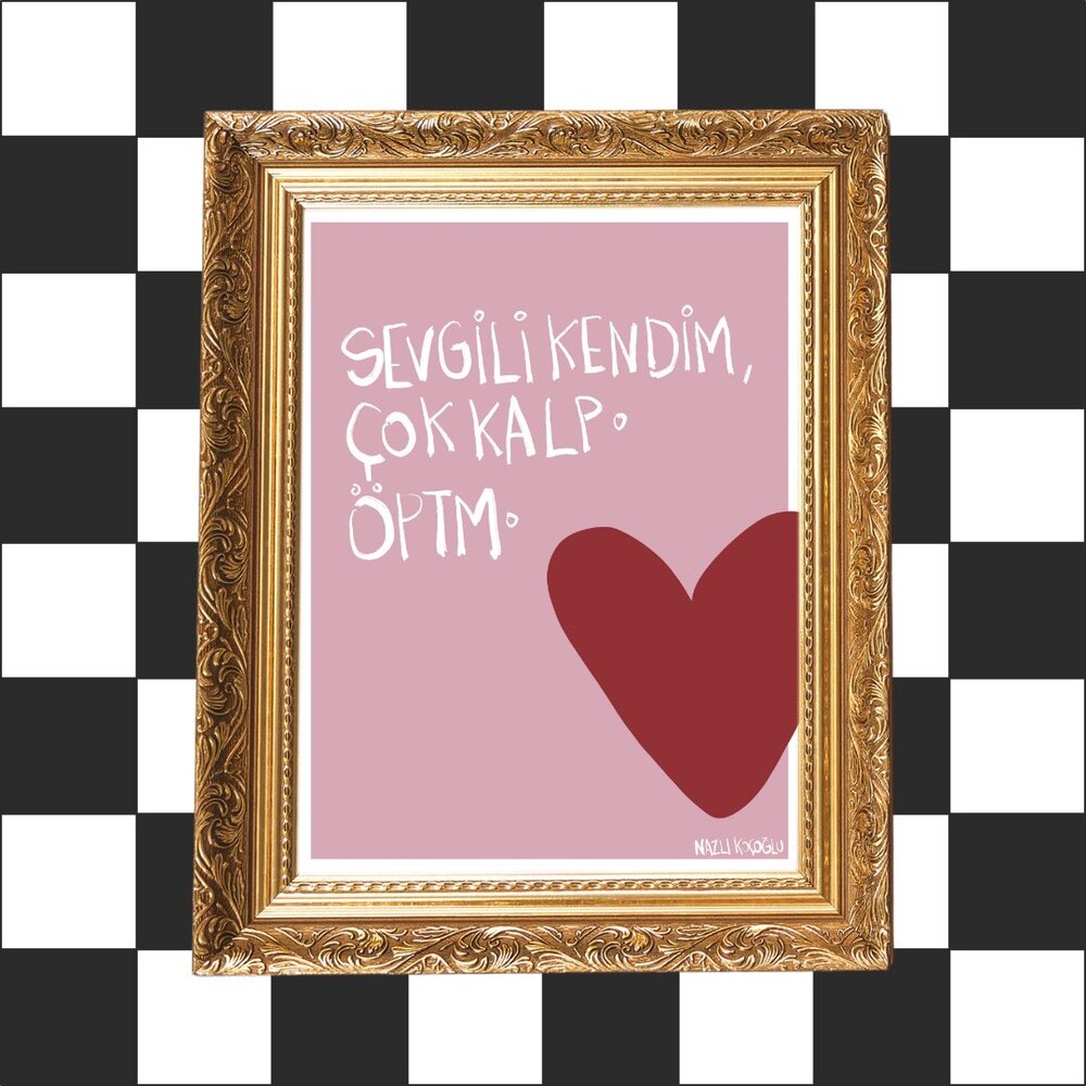 Sevgili kendim öptm