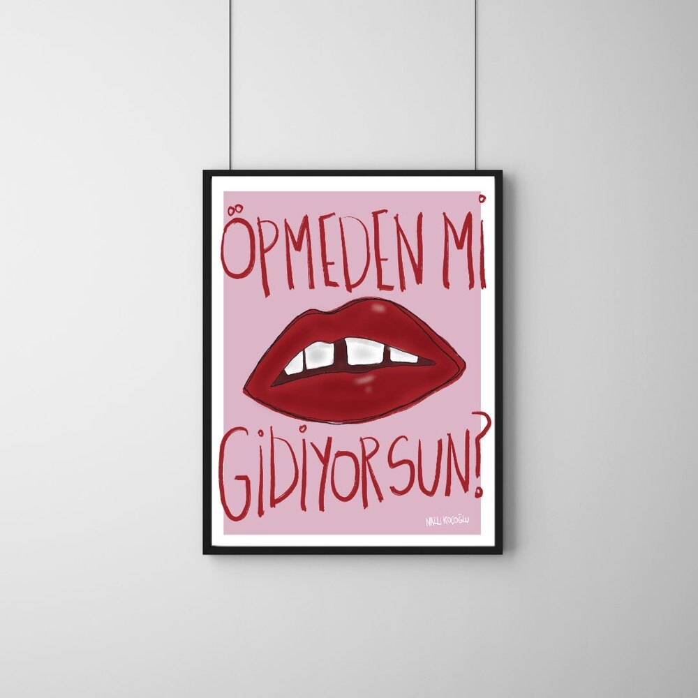 Öpmeden mi gidiyorsun?
