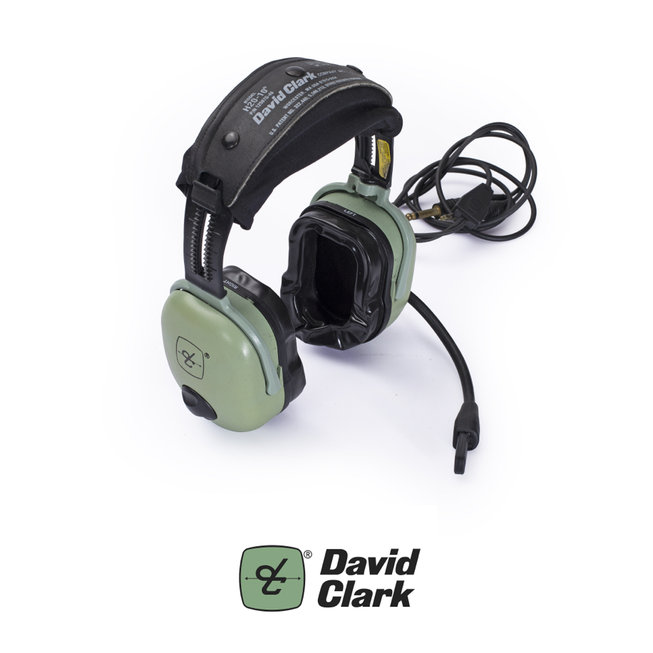 David Clark フライト用ヘッドセット H20-10 David Clark H20-10 Headset - MyPilotStore.com