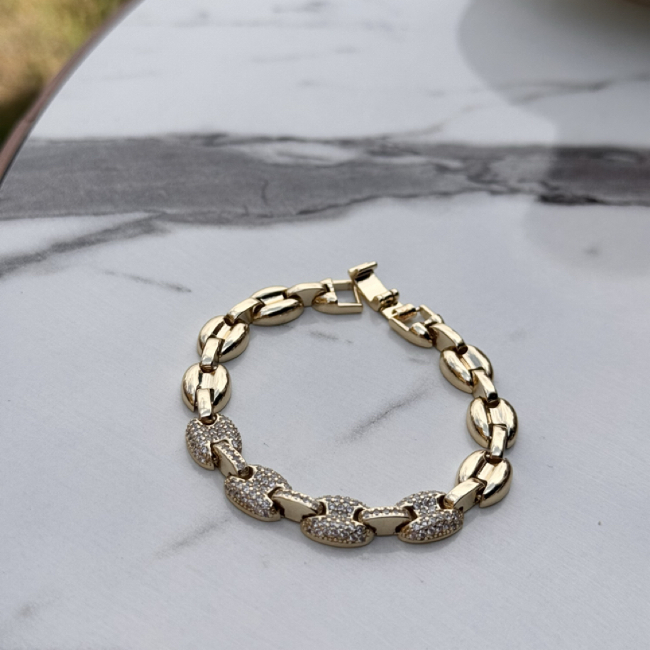 Rovelle Link Bileklik | VIP Seri | 14K Gold Kaplama