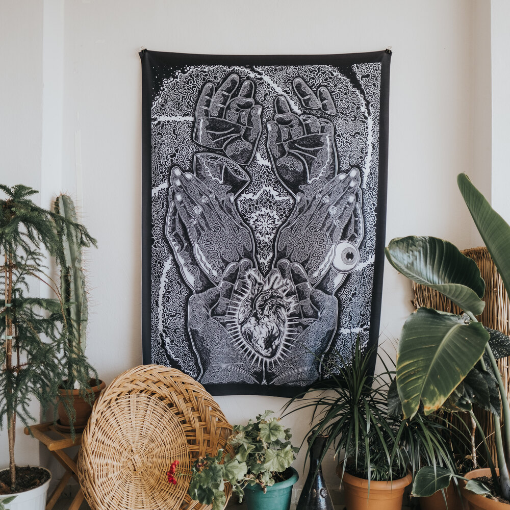 “BLESSED” 150*120 CM  duvar örtüsü
