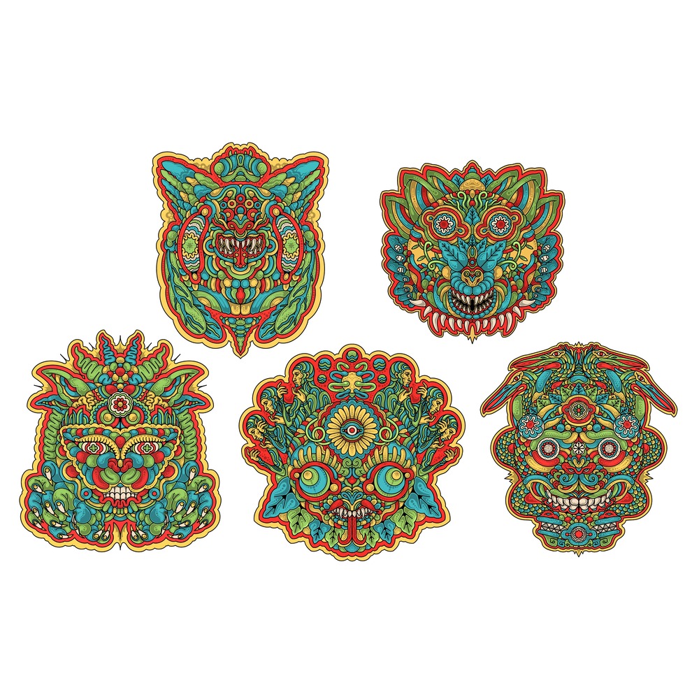 Circle Sticker Pack 