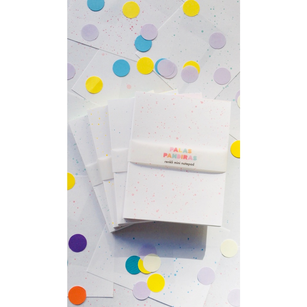 Renkli Mini Notepad Defter