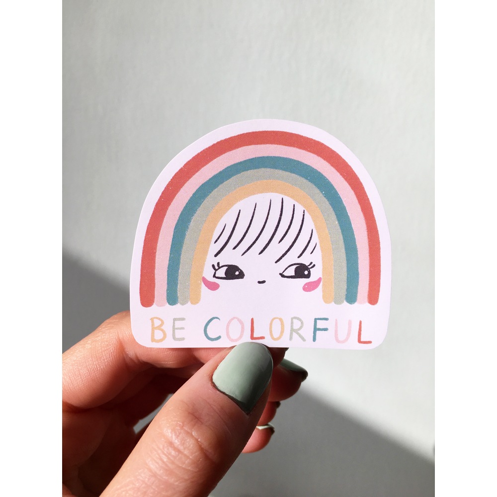 Be Colorful Sticker