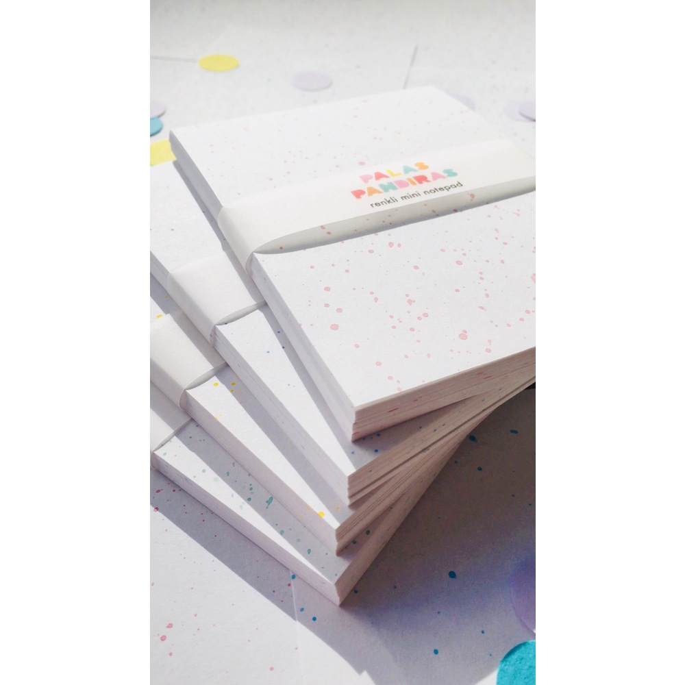 Renkli Mini Notepad Defter