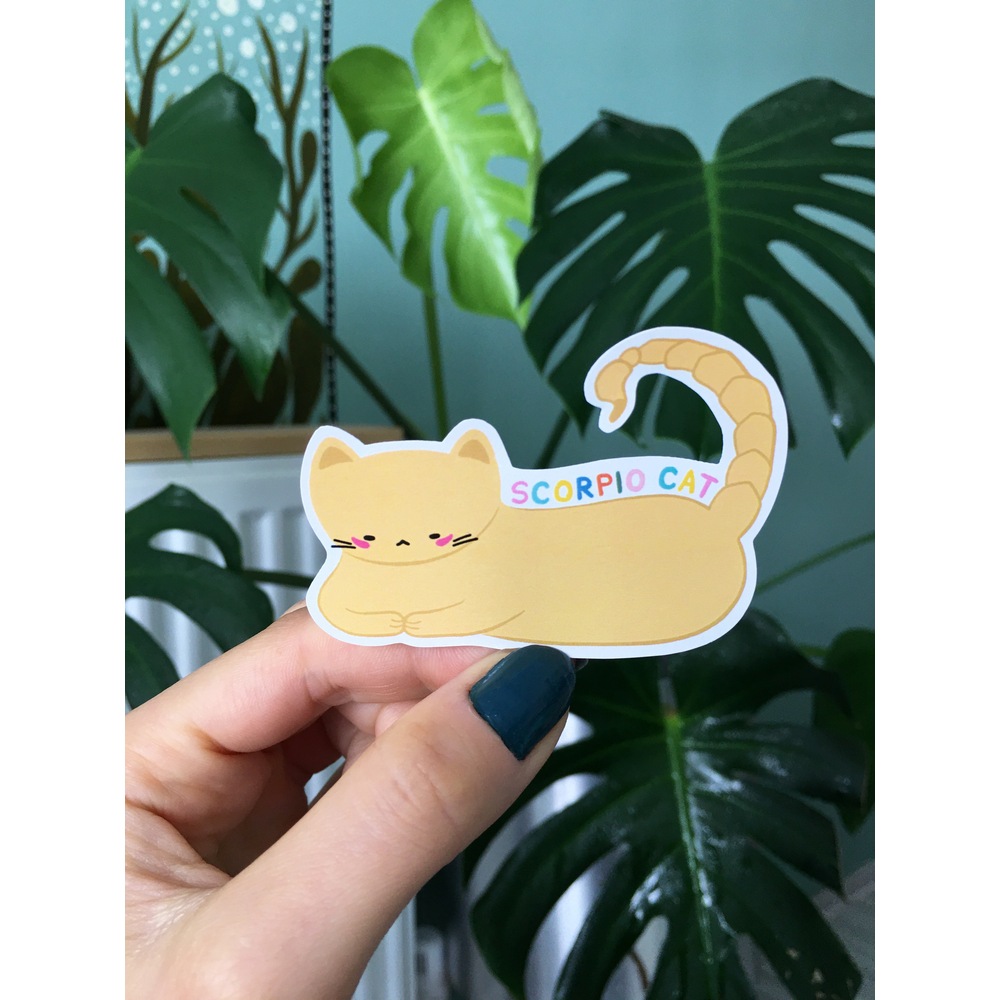  Akrep Burcu Kedi Sticker
