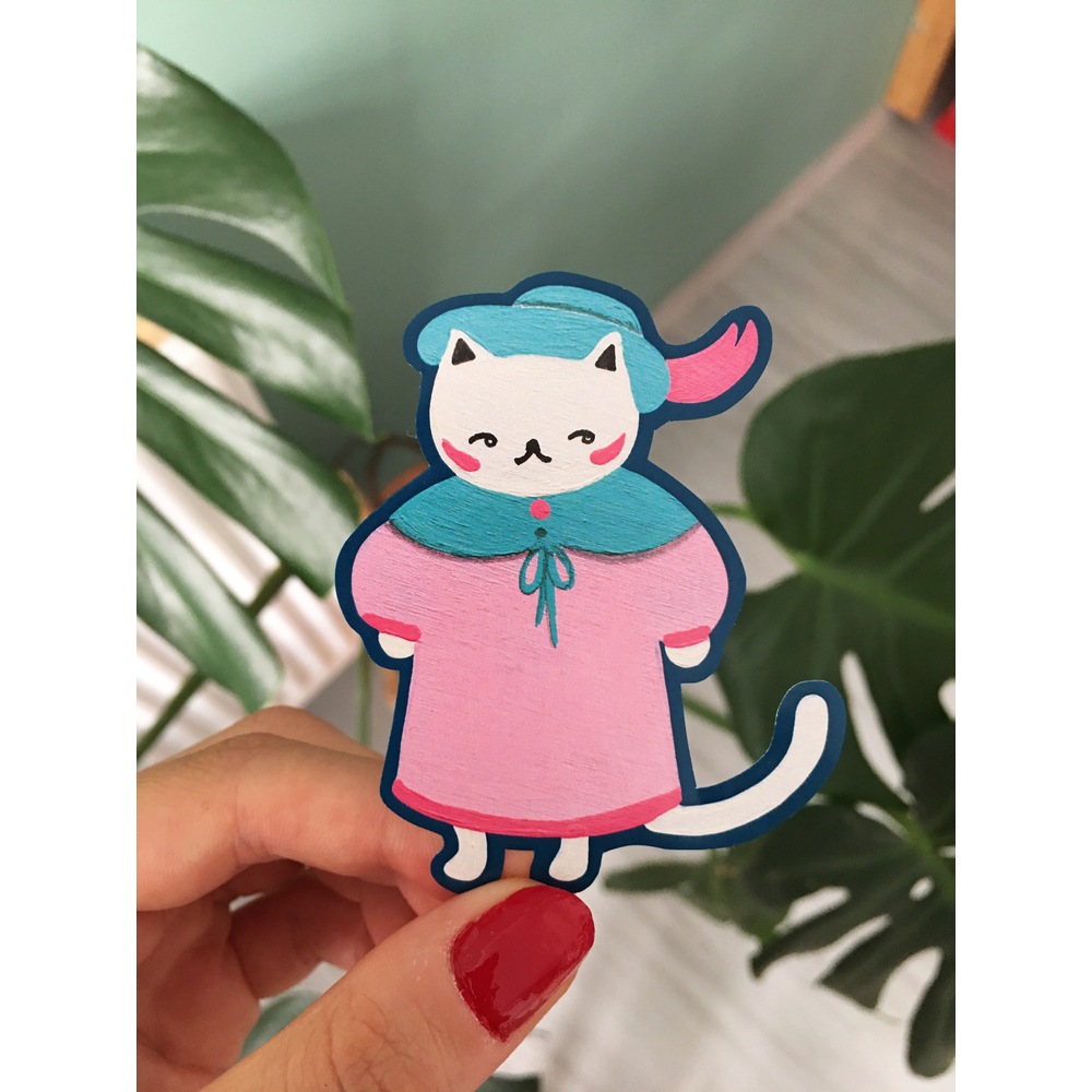 Cat With Hat Sticker