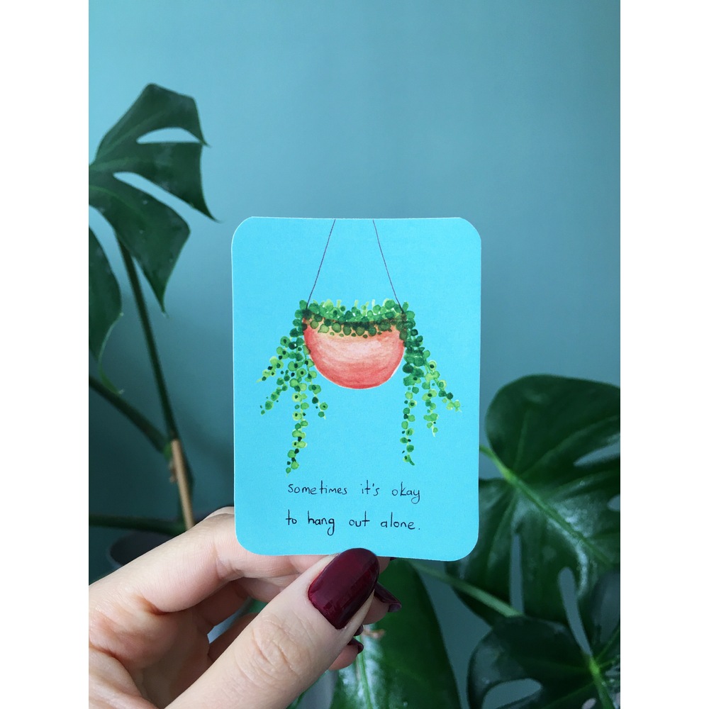 It's Okay Art Print Sticker