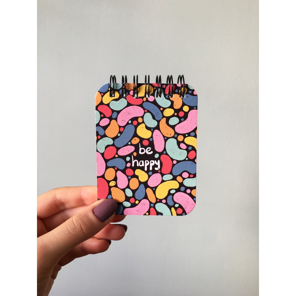 Be Happy Defter (Siyah)
