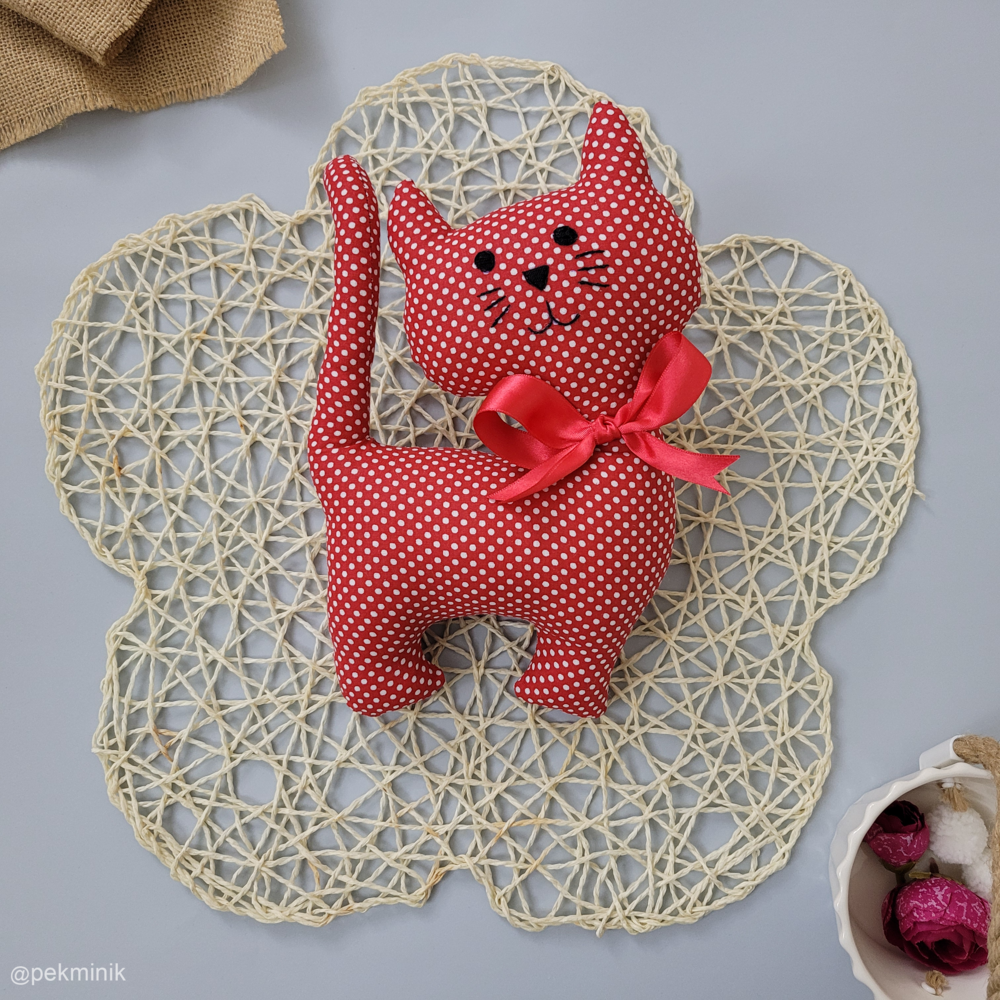 ❤️ Pamuklu Oyuncak Kedi 