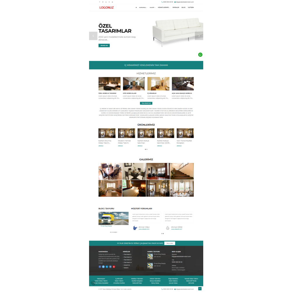 Esnaf ve Kobilere Özel Web Sitesi Paketi