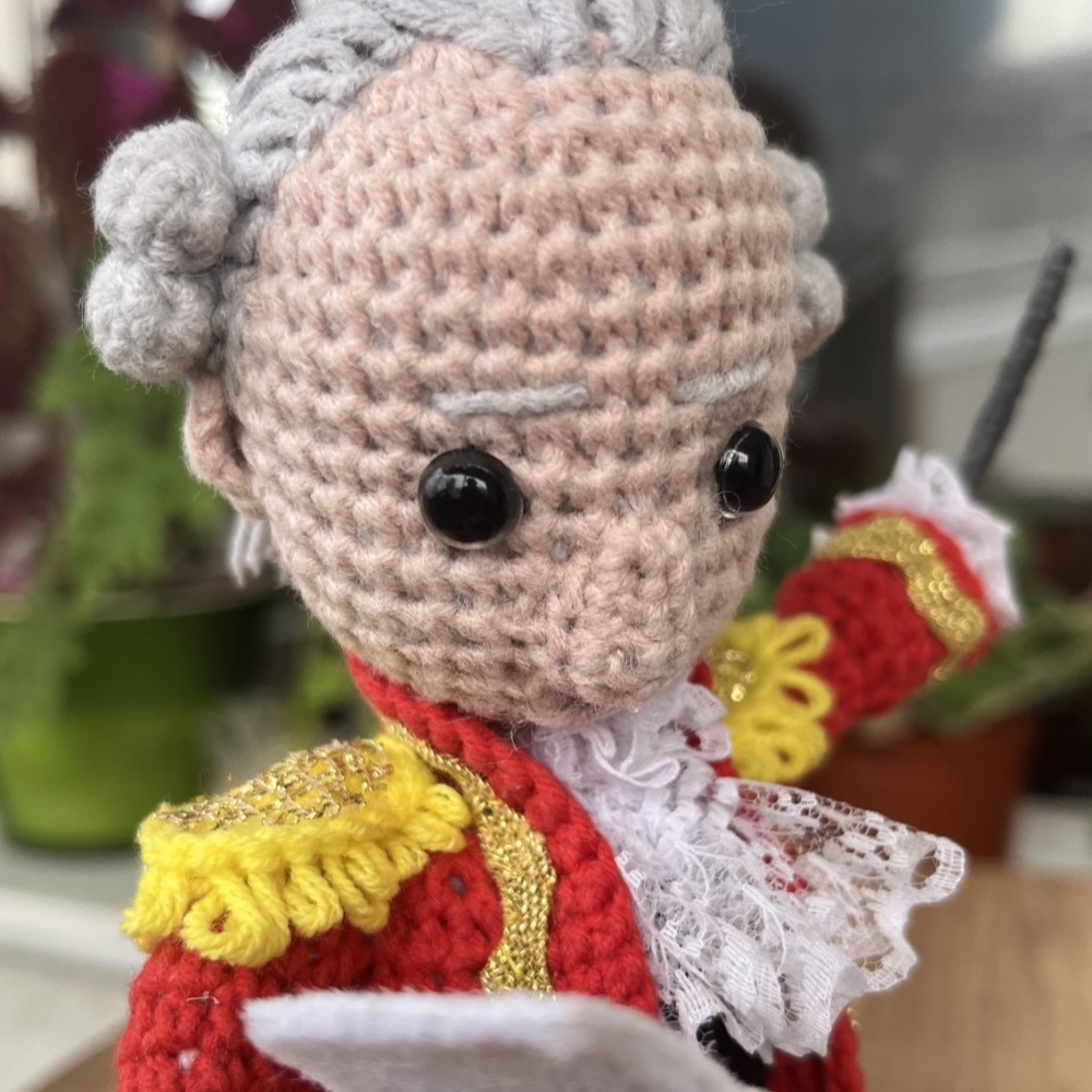 Wolfgang Amadeus Mozart Örgü Büst