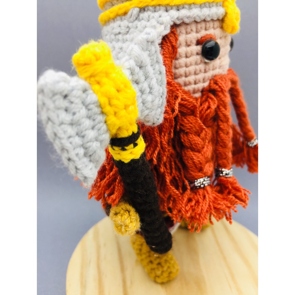 Gimli Mini Amigurumi Dekor - Yüzüklerin Efendisi Mini Seri