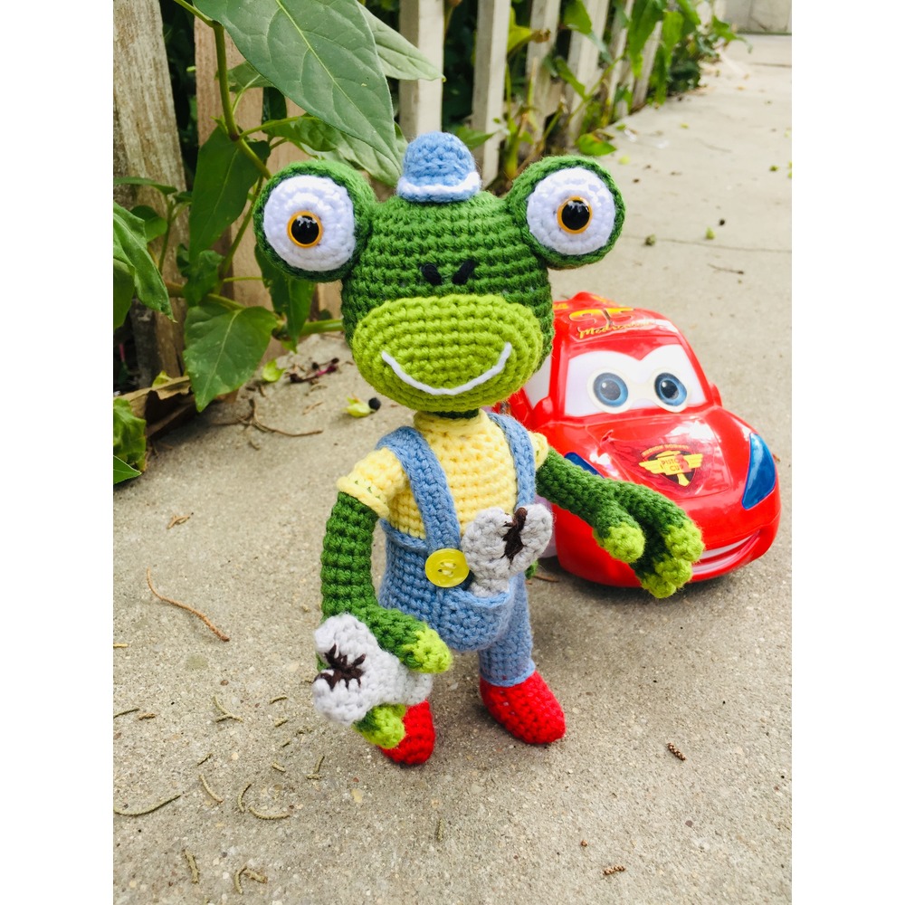 Gecko Mini Amigurumi Oyuncak