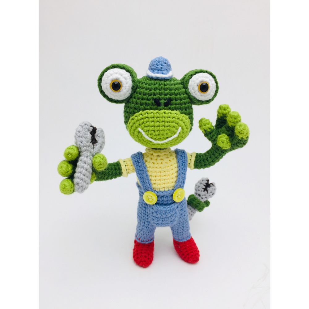 Gecko Mini Amigurumi Oyuncak