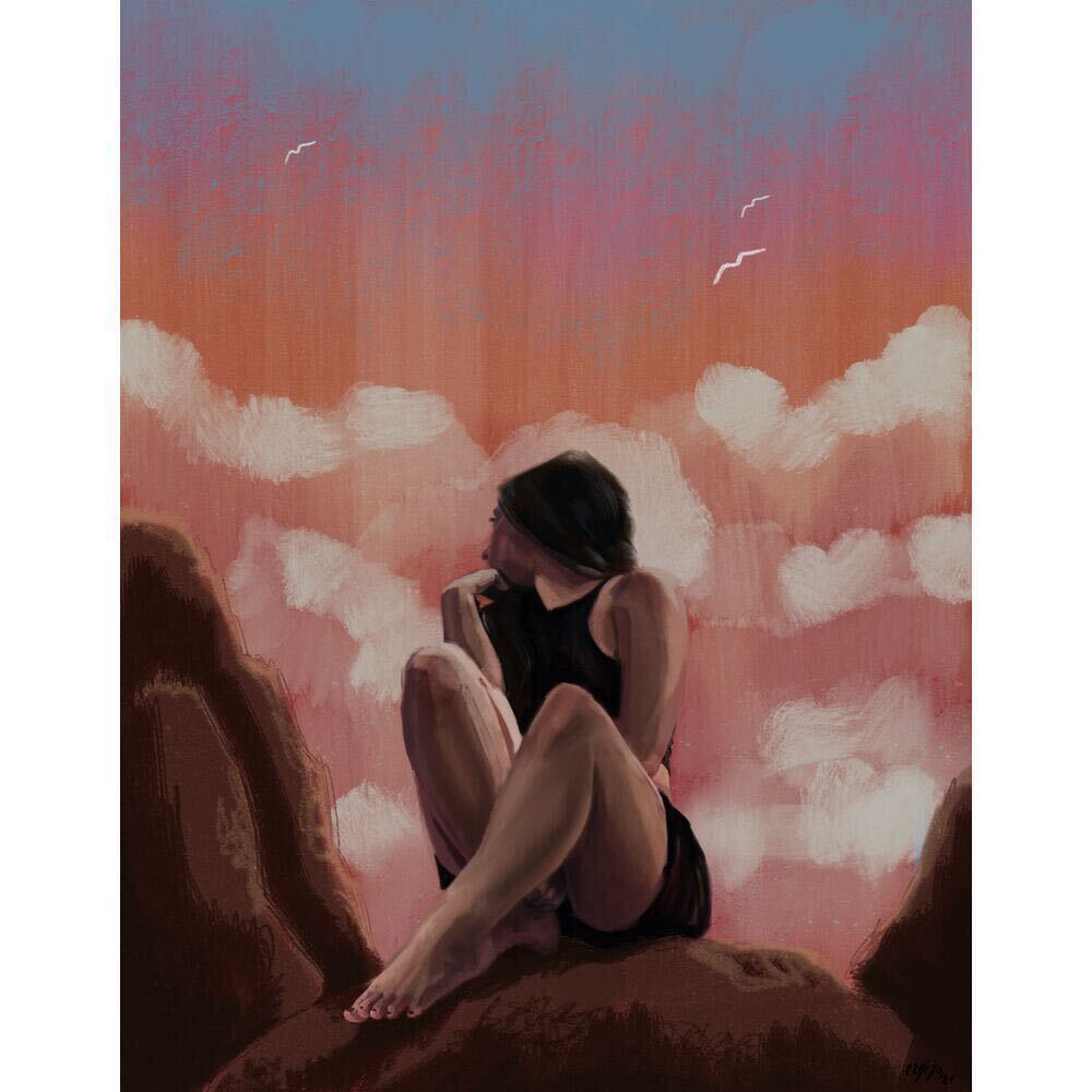 Lonesome Dijital Baskı - 32x42cm