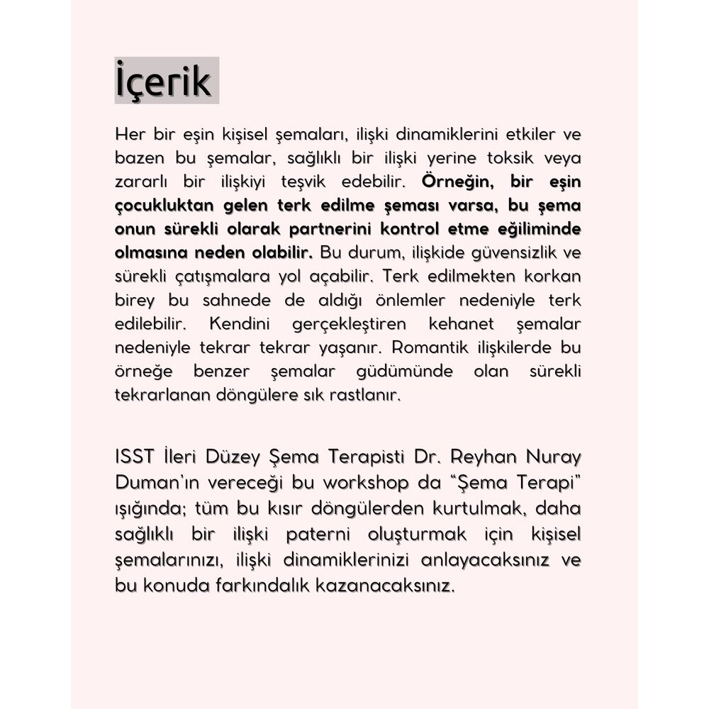 Romantik İlişkilerde Şema Kimyası: Neden hep benzer insanlardan hoşlanıyorum?