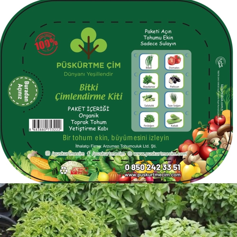 PÜSKÜRTME ÇİM SEBZE KİTİ (FESLEĞEN)
